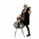 pelliccia foderata smanicata brunette